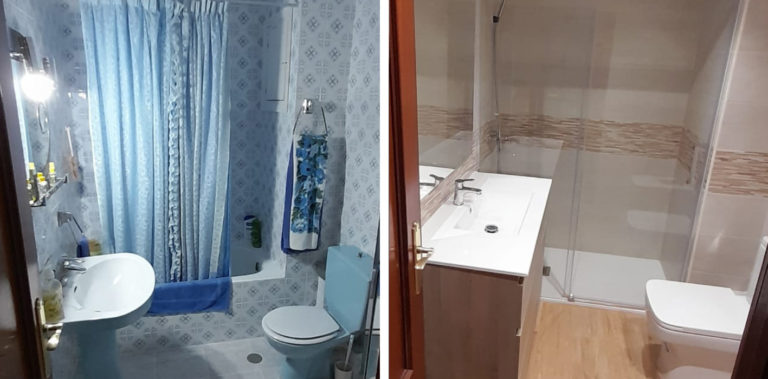 Reforma de baño de bajo presupuesto